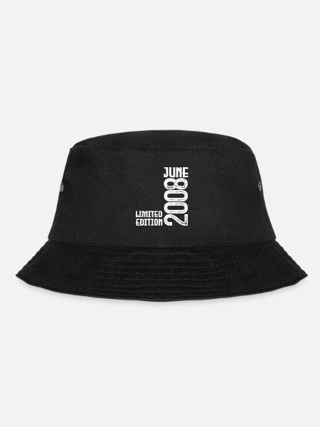 Geschenk Juni 2008 Jubiläum Juni 2008. Juni 2008 - Bucket Hat - Schwarz