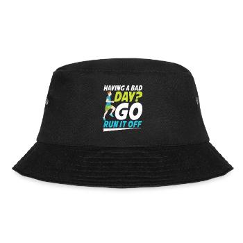 Having A Bad Day Go Run It Off für einen Jogger - Bucket Hat - Schwarz - Vorne - Lela (165cm)