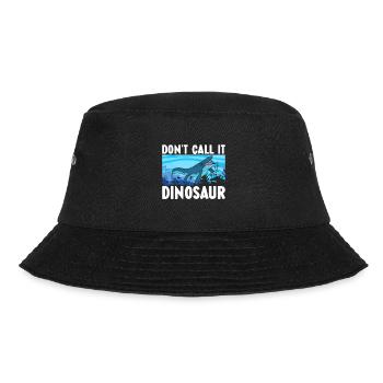 Mosasaurus Dinosaurier - Bucket Hat - Schwarz - Vorne - Lela (165cm)