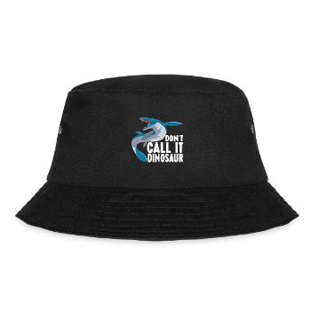 Mosasaurus Dinosaurier - Bucket Hat - Schwarz - Vorne - Lela (165cm)