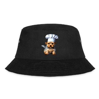 Restaurateur, Chiot chien, Chien cuisinier, Yorkshire Terrier - Bob - noir - Devant - Lela (165cm)