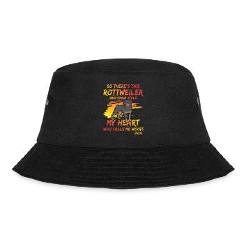 Rottweiler Mom - Bucket Hat - black - Front - Lela (165cm)
