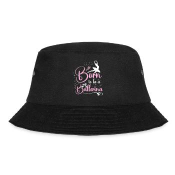 Ballet Dancer Dance Girl Ballerina - Bucket Hat - Schwarz - Vorne - Lela (165cm)