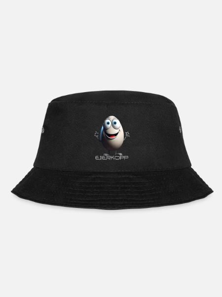 Eierkopp - Bucket Hat - Schwarz