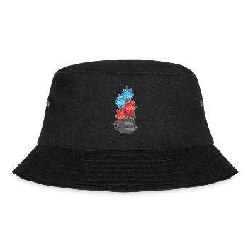 Polyamory Flag Gay Pride LGBTQ Unicorn Tower - Bucket Hat - black - Front - Lela (165cm)