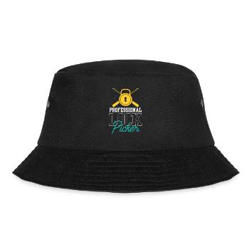 Professional Lock Cracker Lock Picker Cracking - Bucket Hat - black - Front - Lela (165cm)