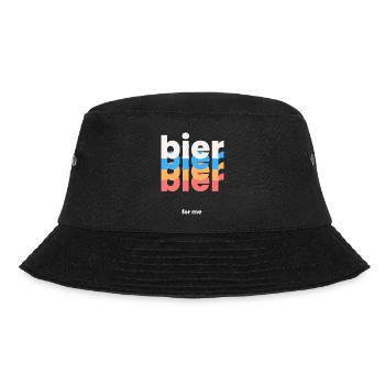 Bier for me - Bucket Hat - Schwarz - Vorne - Lela (165cm)