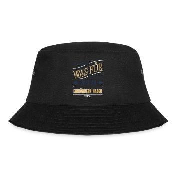 geburtstag weihnachten spaß mystische kreatur - Bucket Hat - Schwarz - Vorne - Lela (165cm)