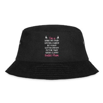 Ballet Dancer Dance Girl Ballerina - Bucket Hat - Schwarz - Vorne - Lela (165cm)