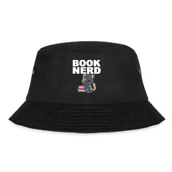 Book Nerd Avid Reader - Bucket Hat - black - Front - Lela (165cm)