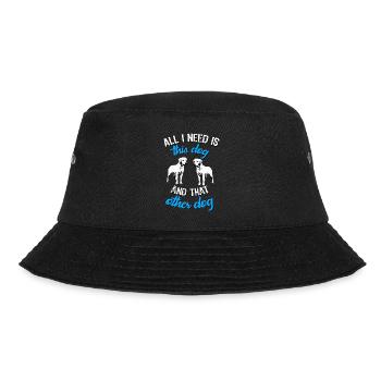 Labrador All I need is this dog and that other dog - Bucket Hat - black - Front - Lela (165cm)