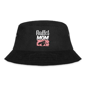 Ballett Mama Tänzerin Ballerina Balletttänzer - Bucket Hat - Schwarz - Vorne - Lela (165cm)