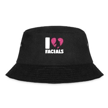 Cute Esthetician Skincare - Bucket Hat - black - Front - Lela (165cm)