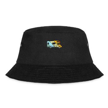 Motorhome Retro - Bucket Hat - black - Front - Lela (165cm)