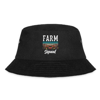 Farm Team Agriculture Farmer Farmer Farmer - Bucket Hat - black - Front - Lela (165cm)