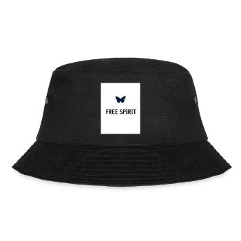 Blue Modern Butterfly Quote T shirt - Bob - noir - Devant - Lela (165cm)
