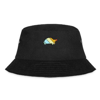 Turtle Retro - Bucket Hat - black - Front - Lela (165cm)