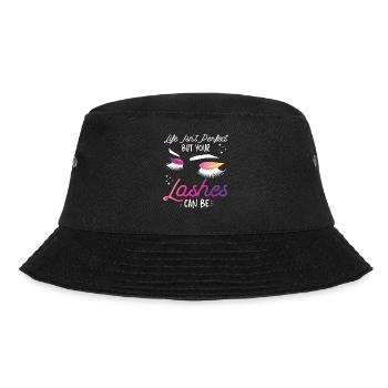 Esthetician Skincare Beautician - Bucket Hat - Schwarz - Vorne - Lela (165cm)