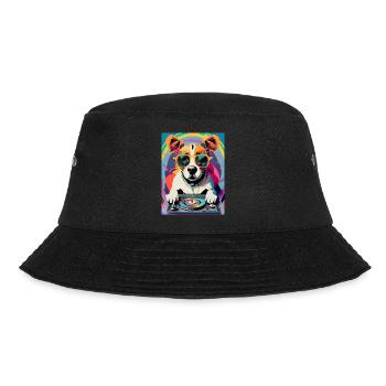 DJ Hund - Bucket Hat - Schwarz - Vorne - Lela (165cm)