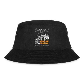 Life is a Roller Coaster - Bucket Hat - Schwarz - Vorne - Lela (165cm)