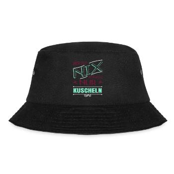 großkatze hauskatze meerkatze zitat seekatze spaß - Bucket Hat - Schwarz - Vorne - Lela (165cm)