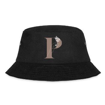 letter P Magic butterfly - Bucket Hat - black - Front - Lela (165cm)