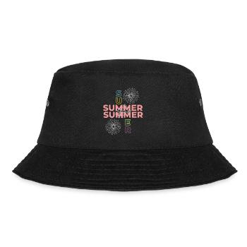 SUMMER SUMMER - Bucket Hat - Schwarz - Vorne - Lela (165cm)