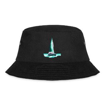 Sailing Ship Sailing Sailboat Sailing Sailing Sailor - Bucket Hat - black - Front - Lela (165cm)