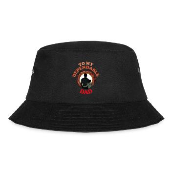 To My Dependable Dad , Happy Fathers Day - Bucket Hat - black - Front - Lela (165cm)