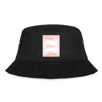Love - self-love - true love - Bucket Hat - black - Front - Lela (165cm)