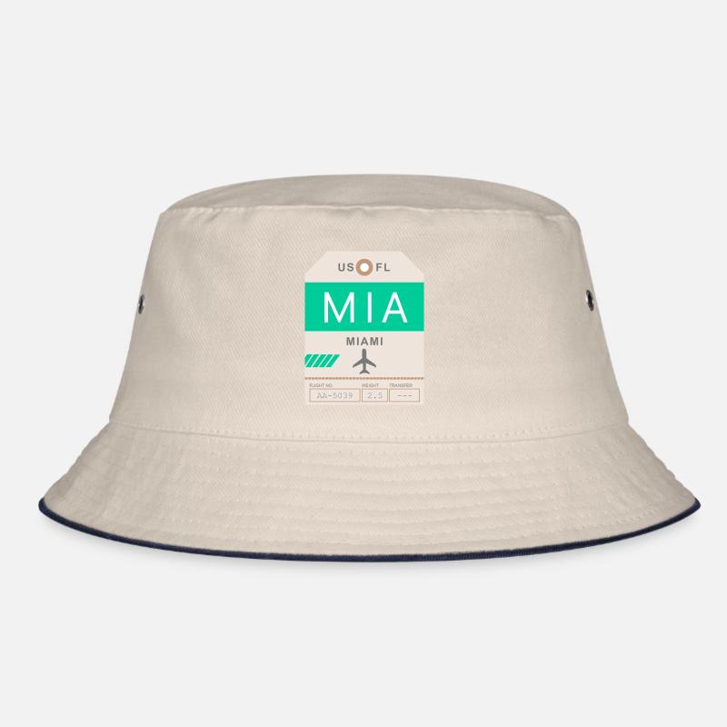 Flughafen Miami 1950 Bucket Hat