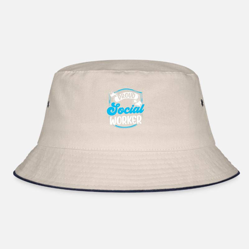 Stolze Sozialarbeiterin Sozialarbeiter Ausbildung Bucket Hat