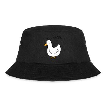 Gans - Bucket Hat - Schwarz - Vorne - Lela (165cm)