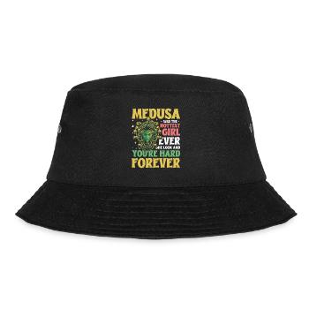 Medusa One Look And You Are Hard Forever - Bucket Hat - Schwarz - Vorne - Lela (165cm)