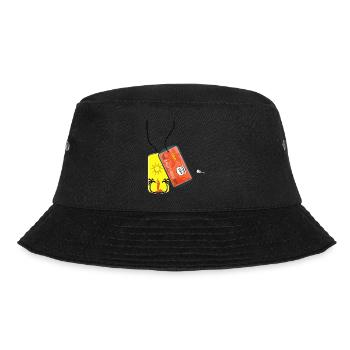 Dog tag California Surfer Sun - Bucket Hat - black - Front - Lela (165cm)