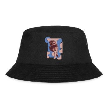 Wildtiere - Bucket Hat - Schwarz - Vorne - Lela (165cm)