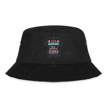Engel Nummer 333 Unterstützung Spirituell - Bucket Hat - Schwarz - Vorne - Lela (165cm)