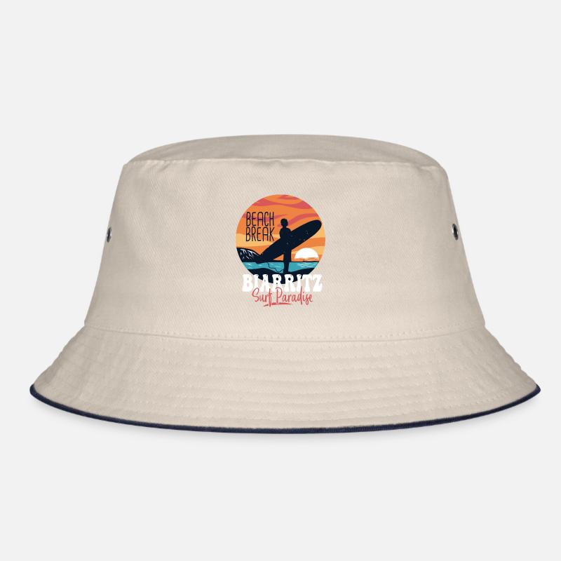 Surf Biarritz surf spot for surfer Bucket Hat