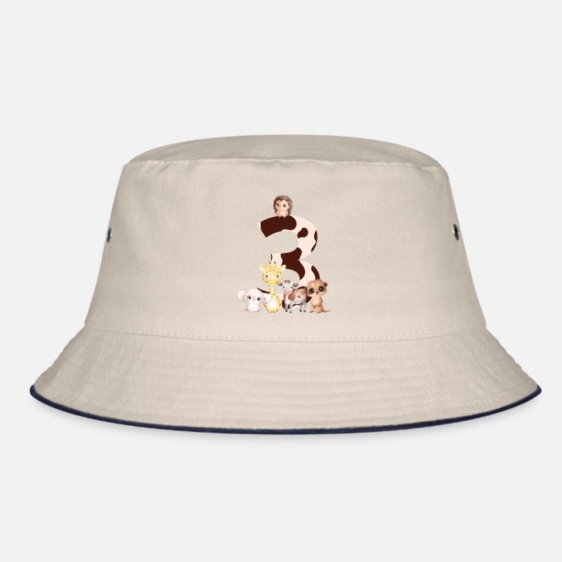 3rd anniversary - third anniversary animals Bucket Hat