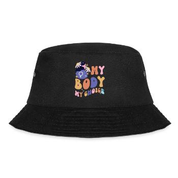 Féministe Mon corps Mon choix - Bob - noir - Devant - Lela (165cm)