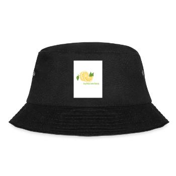 Lemon (Easy Peasy Lemon Squeezy) - Bucket Hat - Schwarz - Vorne - Lela (165cm)
