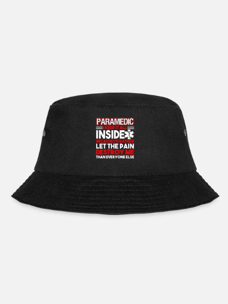 Paramedic Paramedic I Keep It All Inside - Bucket Hat - black