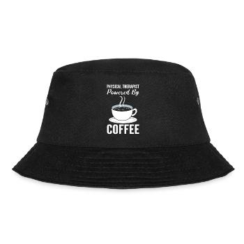 Kaffeeliebhaber Physiotherapeut und Pt - Bucket Hat - Schwarz - Vorne - Lela (165cm)