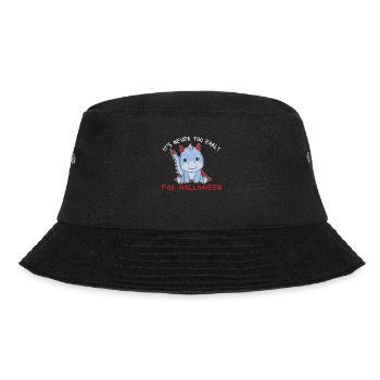 Dino es ist nie zu früh für Halloween Teufel - Bucket Hat - Schwarz - Vorne - Lela (165cm)