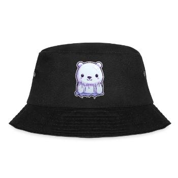 Süßer Eisbär Eis - Bucket Hat - Schwarz - Vorne - Lela (165cm)
