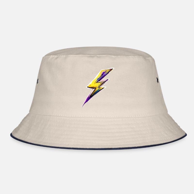 Stilisierter Blitz Bucket Hat