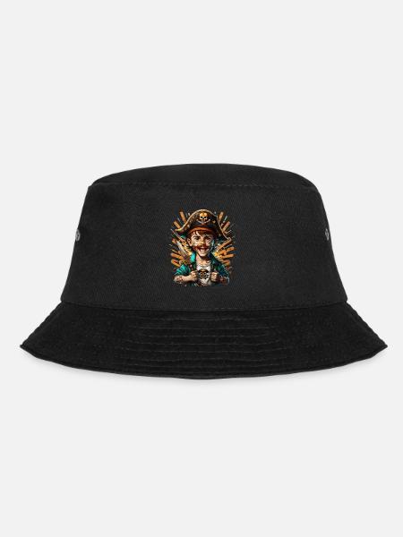 PiratBoy - Bucket Hat - Schwarz