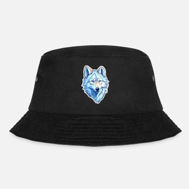 Costume de loup bleu loup-garou à tête et - Bob - noir