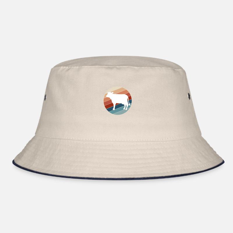 Cow Retro Bucket Hat