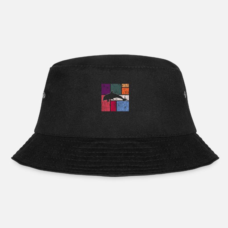 Delfin - Bucket Hat - Schwarz